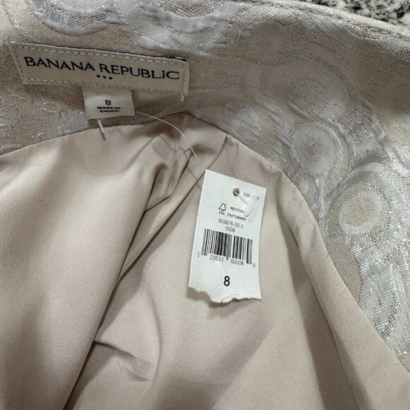 NWT Banana Republic Brocade Mini Skirt - Size 8 - Picture 7 of 8